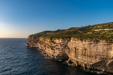 Miġra Ferħa (limits of Baħrija, Malta) and its surroundings