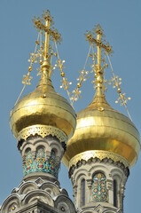 domes of orthodox church in germany 