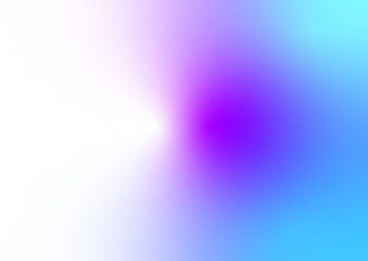 紫と水色の青系グラデーション背景。Purple and light blue blue gradient background.