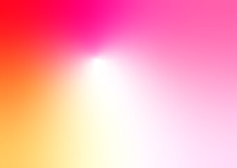 赤やオレンジやピンクの明るくカラフルなグラデーション背景。Bright and colorful gradient background in red, orange and pink.
