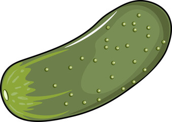 cucumber on a white background
