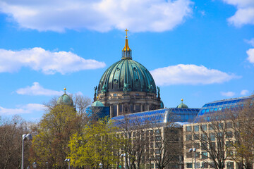 Beautiful view to Berlin Cathedral (Berliner Dom) - Germany © Ina Meer Sommer