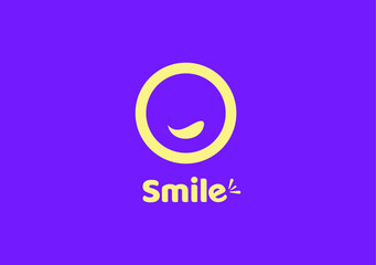 minimalist smlie letter O