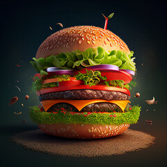 hamburger day generative ai