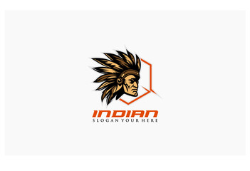 indian concept creative design team logo