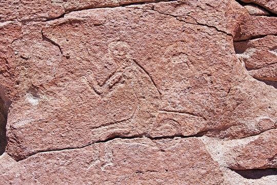 Petroglyphs of Yerbas Buenas, Atacama Desert, Chile
