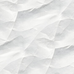 Seamless pattern of white crumpled paper.