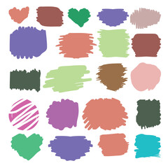 Brush Stroke Shape |Keychain Brush Stroke