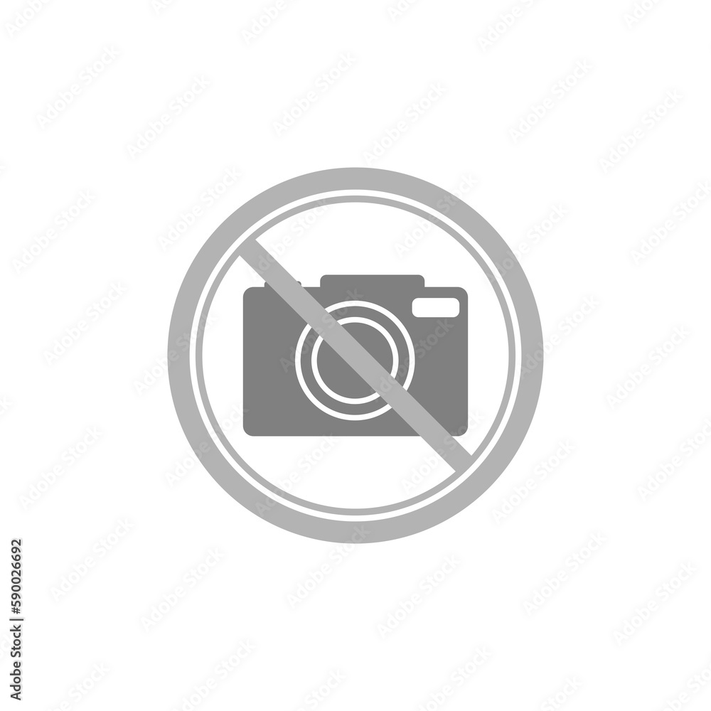 Poster no image symbol, missing available icon isolated on transparent background