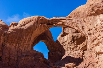 double arch in park, Moab Utah 