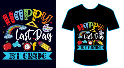 100 Magical Days Of School, Happy back to school day shirt print template, typography design for kindergarten pre-k preschool, last and first day of school, 100 days of school shirt