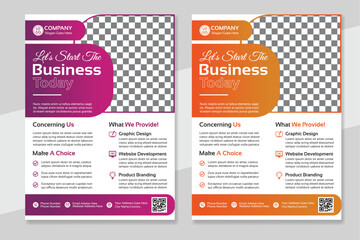 Corporate Flyer Template .