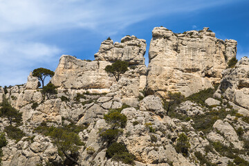the Pilon du Roi valley, in the Etoile mountain north of Marseille
