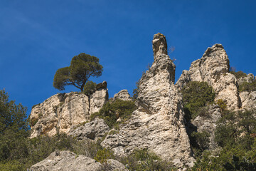 the Pilon du Roi valley, in the Etoile mountain north of Marseille