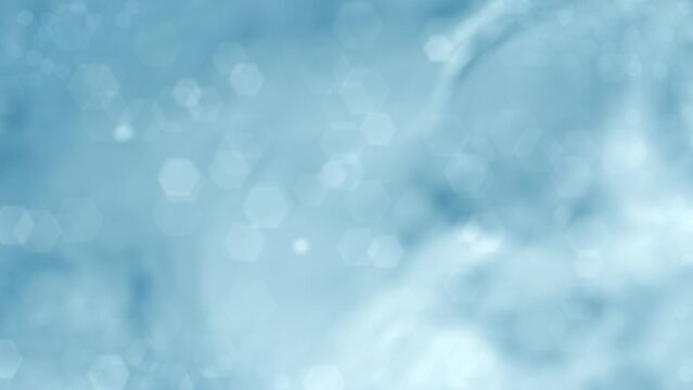 bokeh teal or cyan blue colorful soft bandy lines bg - loop video