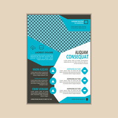 Obraz premium Corporate Business Flyer Template A4 Size with Bleed Vector design
