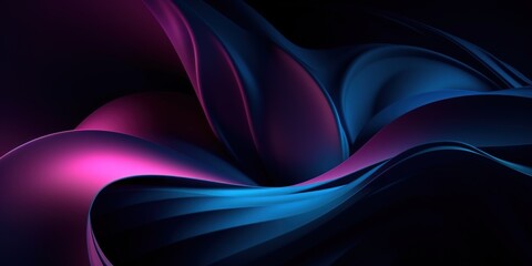 Futuristic colorful wave background, generative ai