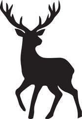 vector deer drawing design
