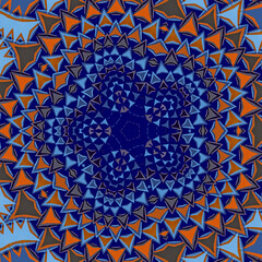 3d effect - abstract polygonal geometric color gradient pattern