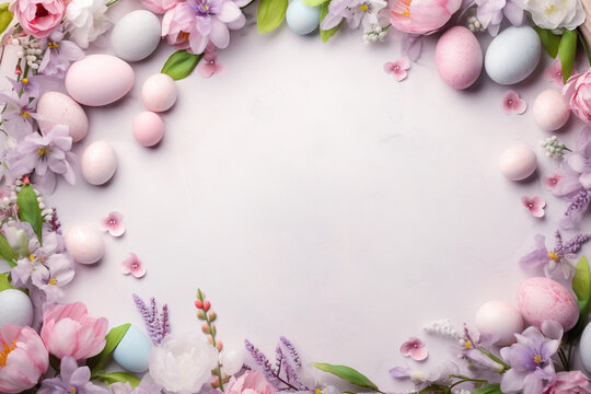 Soft and Whimsical  Easter Frames | Generative AI