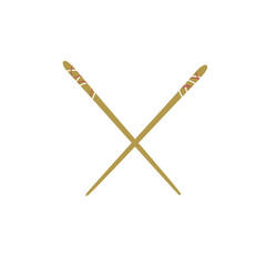 Wooden Pair Of Copsticks 