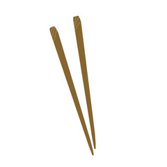 Wooden Pair Of Copsticks 