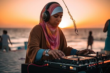 Empowering Muslim Women Through Music: The Role of Female Muslim DJs as Agents of Change and Inspiration, generative ai