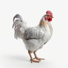Fototapeta premium a chicken in a white background