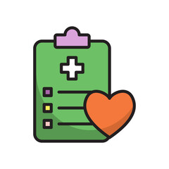 Medical checkup icon vector design templates