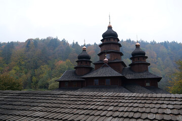 Church of Holy Prophet Ilya in Yaremche, western Ukraine, Carpathians