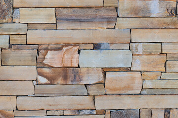 Stone Wall Background Horizontal Format Close Up