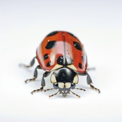 Fototapeta premium ladybug on a white background