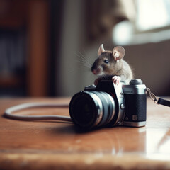 mouse in the camera