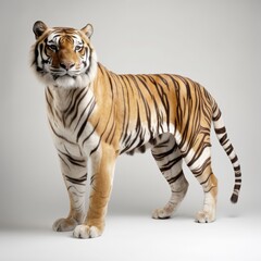 Obraz premium white tiger isolated on white