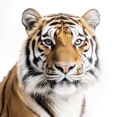 Obraz premium white tiger portrait