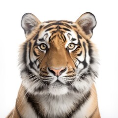 Obraz premium white tiger isolated on white