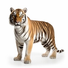 Obraz na płótnie Canvas tiger isolated on white background