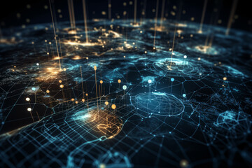 Obraz premium Advanced Technology for Intelligent Automation and Smart Manufacturing, Emerging Technologies for the Future of Industry and Business, generative AI