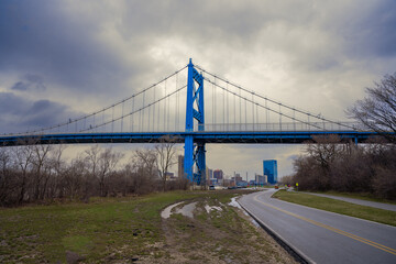Fototapeta premium High Level bridge, Toledo Ohio