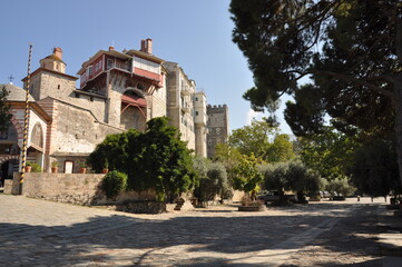 Fototapeta premium The Monastery of Vatopedi is a monastery built on Mount Athos 