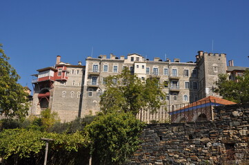 The Monastery of Vatopedi is a monastery built on Mount Athos
