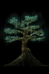 Binary Tree Futuristic Backgrounds