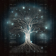 Binary Tree Futuristic Backgrounds