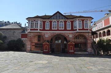 Fototapeta premium The Monastery of Vatopedi is a monastery built on Mount Athos 