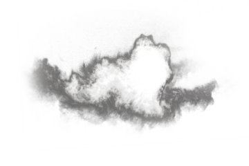 White powder explosion