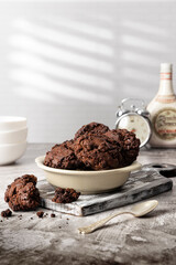 chocolate cookies cup