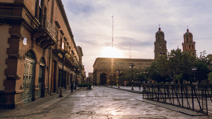 old street in the town