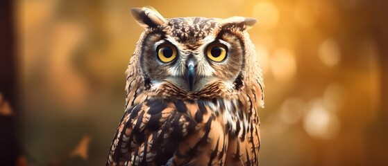 Fototapeta premium An owl. Generative AI