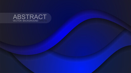 abstract blue wave background