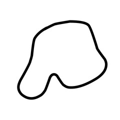 Modern Irreguler Line Blob 